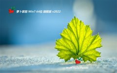 新萝卜家园win7企业分享版64位v2021.12免激活